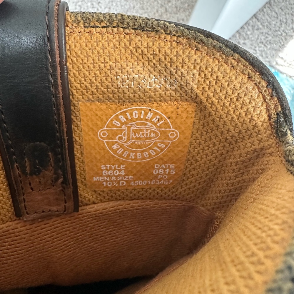 Justin Original Work Boots - Picture 5 of 5